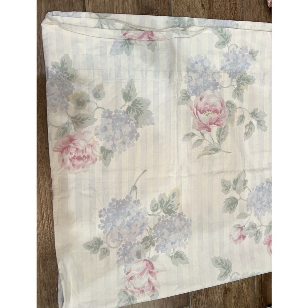 2 Westpoint King Size pillowcases cottage Core Floral Pink Roses 100% Cotton
